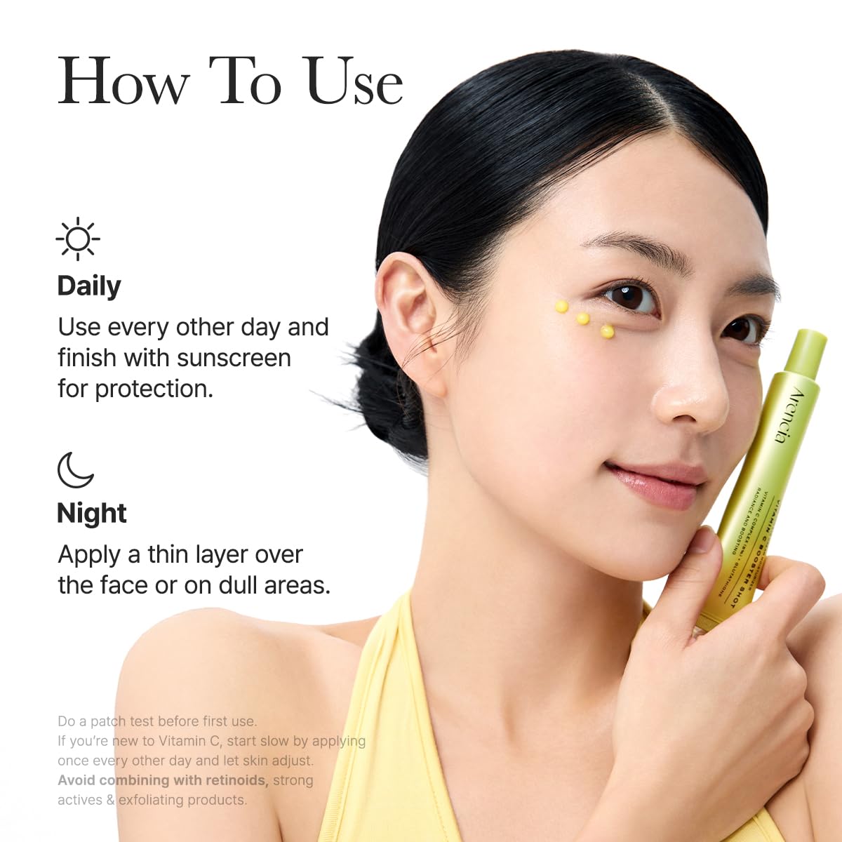 ARENCIA Vitamin C Booster Shot Serum with Glutathione, Niacinamide and Vitamin E for Dark Spot