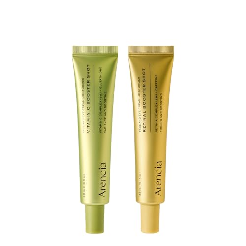 For DARK Spots and Tightening large pores, wrinkles and fine lines. (Arencia Retinal Serum + Arencia Vitamin C Serum)