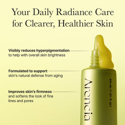 ARENCIA Vitamin C Booster Shot Serum with Glutathione, Niacinamide and Vitamin E for Dark Spot